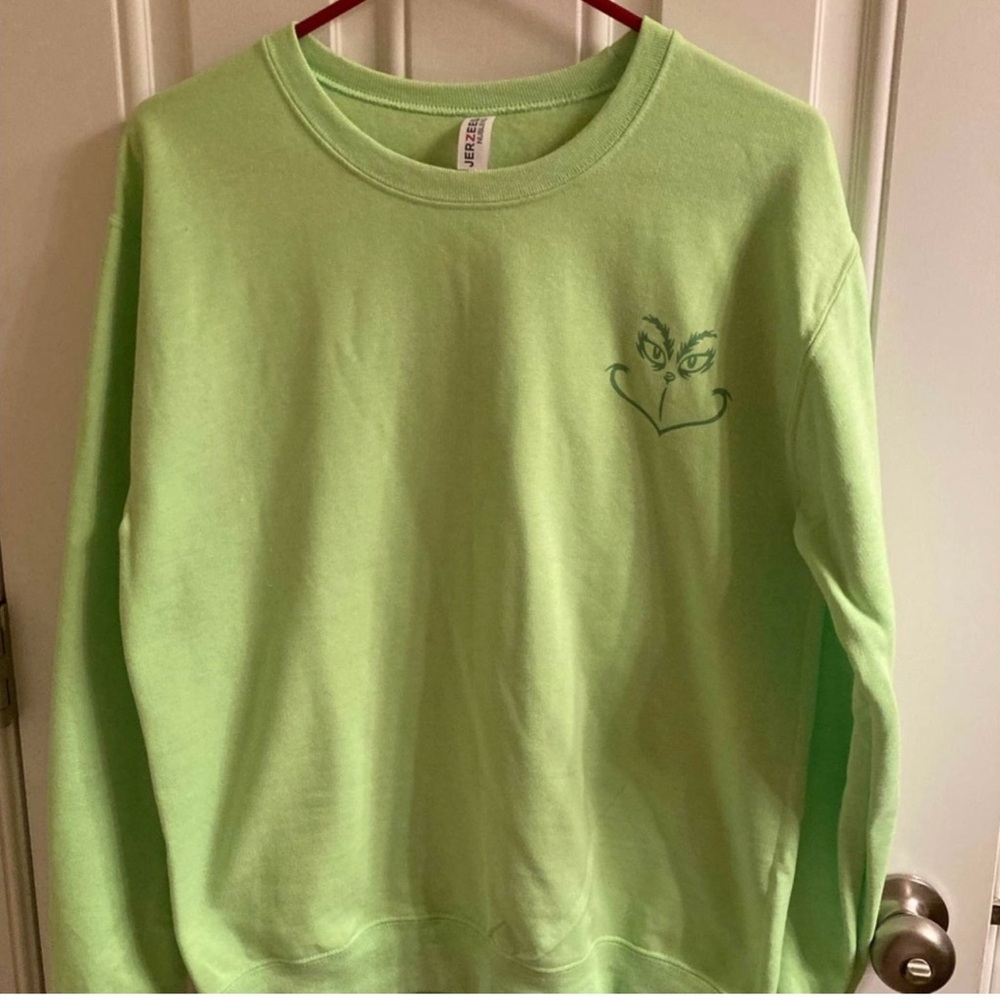 Lime Green Graphic Sweatshirt